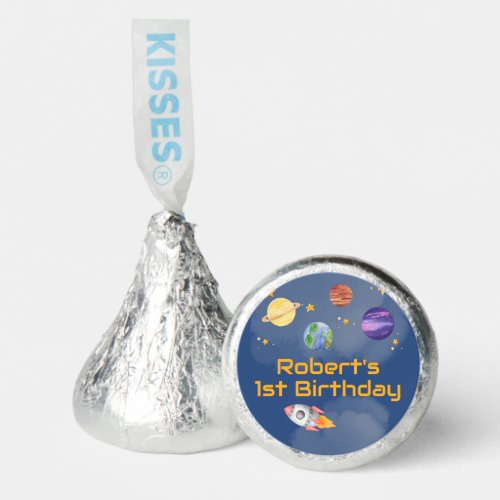 Blast Off to Fun Space Planet Theme Party Hersheys Kisses