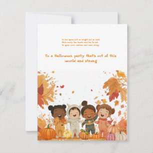 Blast Off to Halloween Fun! Invitation