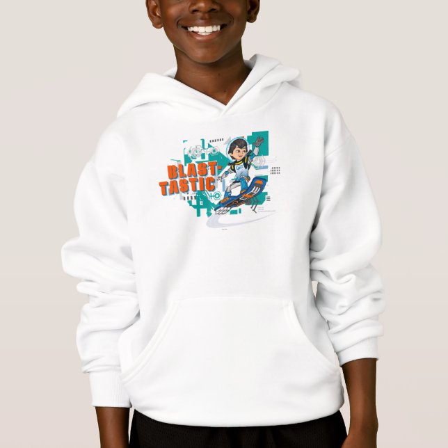 Blast-Tastic Miles Callisto Blastboard Graphic Hoodie (Front)