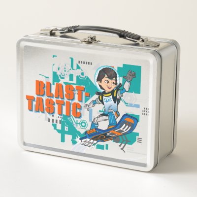 Blast-Tastic Miles Callisto Blastboard Graphic Metal Lunch Box