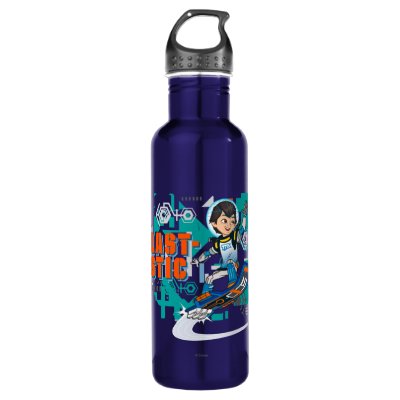 Blast-Tastic Miles Callisto Blastboard Graphic Water Bottle