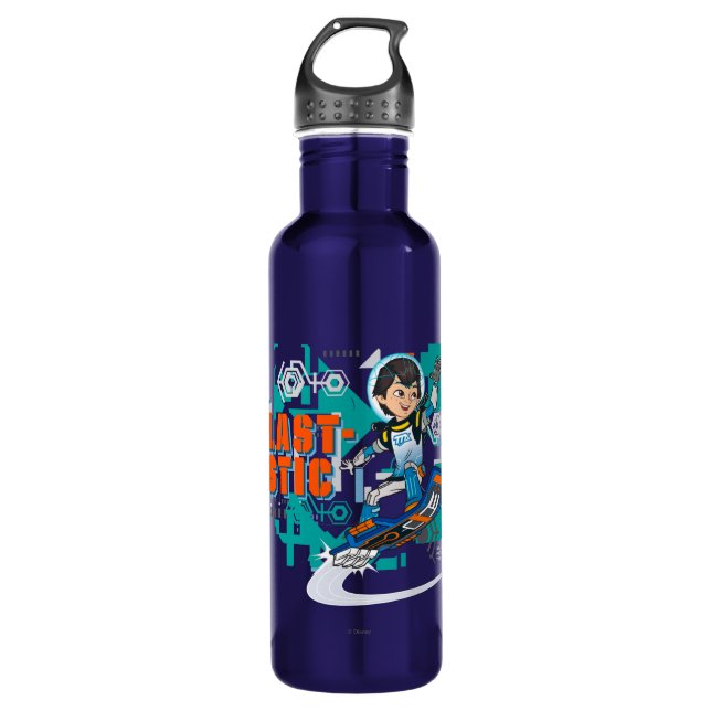 Blast-Tastic Miles Callisto Blastboard Graphic Water Bottle (Front)