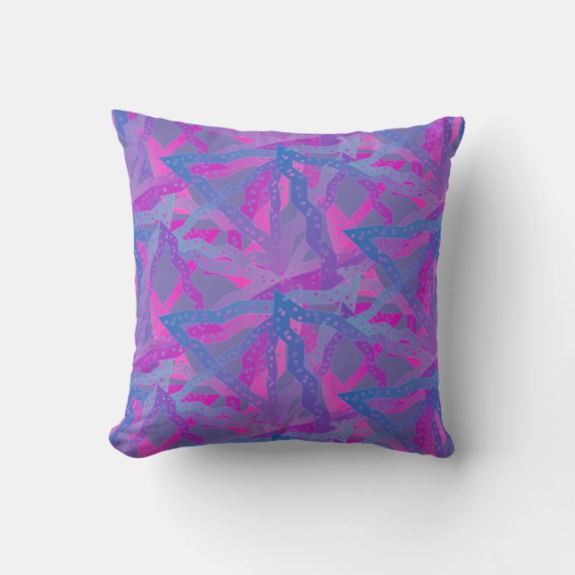 Blast Throw Pillow (Front)
