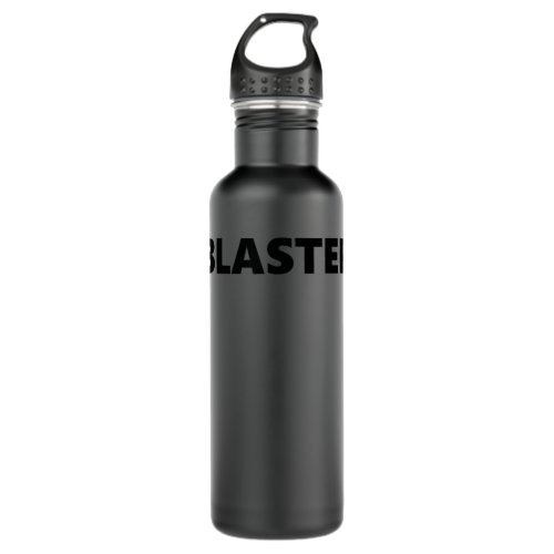 Blaster 1980s Arm Wrestling nostalgic Humor  Stainless Steel Water Bottle