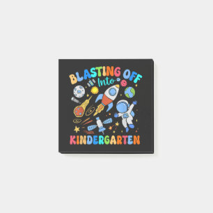 Blasting Off Into Kindergarten Back To School Post-it Notes