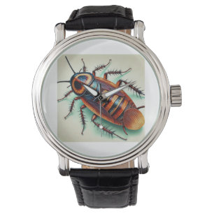 Blattodea Cockroach 010824IREF236 - Watercolor Watch