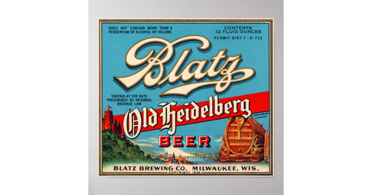 Blatz Brewery Painting, Postcard