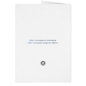 Blau Alles Gute zum Geburtstag Widder Aries Zodiac (Back)