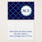 Blau rosa Bayrisch (Front & Back)