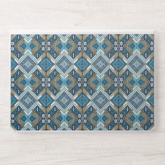 Blaue symetrisches Boho Muster 18583 b xl HP Laptop Skin