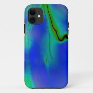 blauer und grüner Blitz iphone Kasten 11 Case