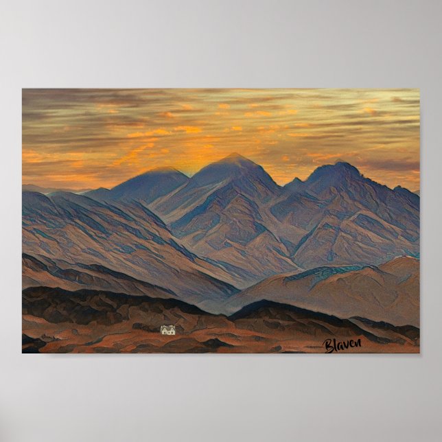 Blaven, Isle of Skye, Scotland Poster (Front)