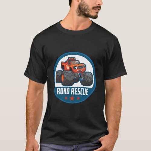 Blaze And The Monster Machines Road Rescue Circle  T_Shirt