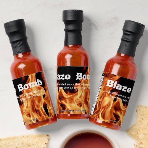 Blaze Bomb Hot Sauce _ 17oz Bottle