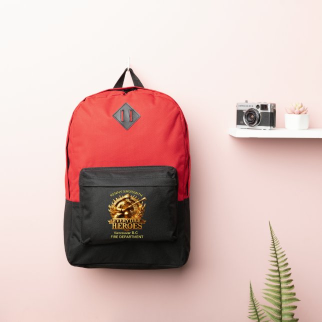 Blaze Crest: Iconic Emblem of Firefighters Port Authority® Backpack (Insitu)