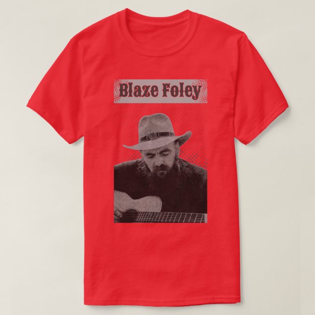 Blaze Foley Illustrations T-Shirt (Design Front)