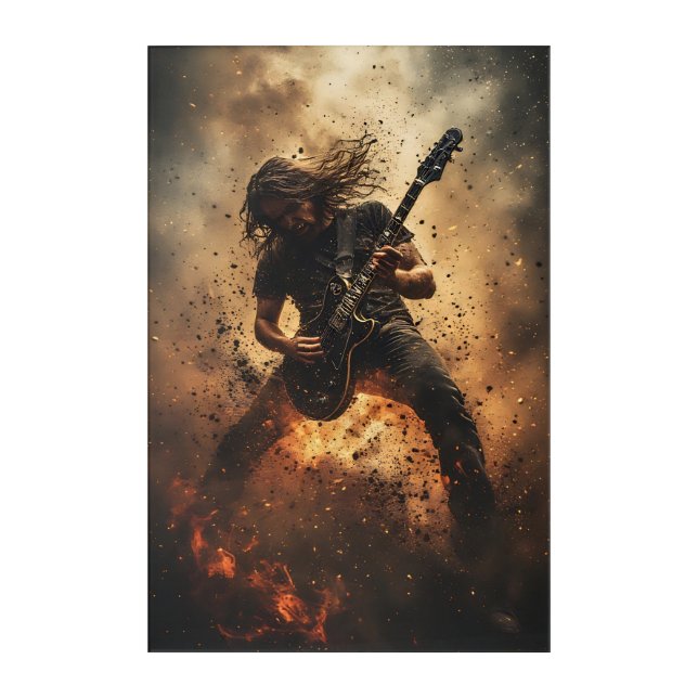 Blaze of Rebellion Acrylic Print (Front)