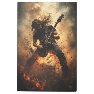 Blaze of Rebellion Metal Print
