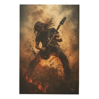 Blaze of Rebellion Wood Wall Art