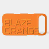 BLAZE ORANGE Hunter Safety Case-Mate iPhone Case (Back (Horizontal))