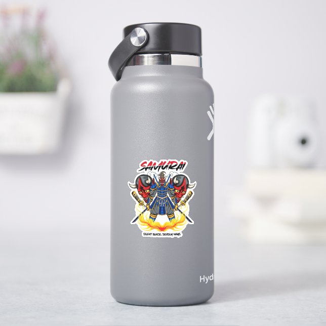 Blaze Samurai Sticker (HydroFlask)