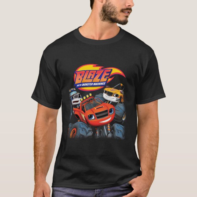 Blaze The Monster Machines Trio T-Shirt (Front)