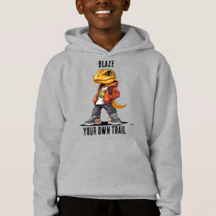 Blaze Your Own Trail Lizard - Cool Streetwear Hoodie