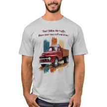 "Blaze Your Own Trail" Vintage Red Truck T-Shirt