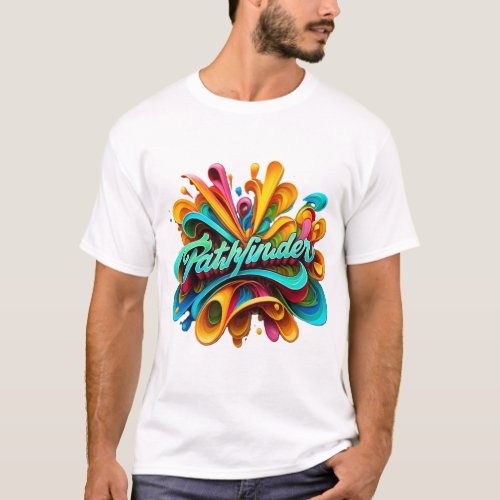 Blaze Your Trail _ Pathfinder Typography T_Shirt