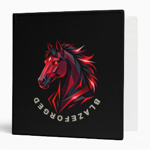 BlazeForge Red Horse Binder