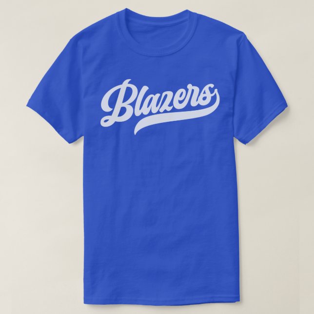 Blazers Retro Portland Trail Blazers Basketball T-Shirt (Design Front)