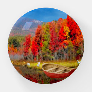Blazing Autumn Dome Paperweight