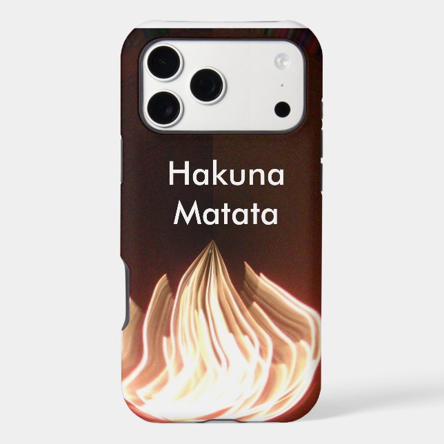 Blazing Beauty: Burning Bright iPhone Case (Back)