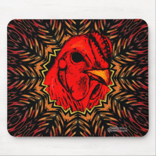 Blazing Brahma Mouse Pad