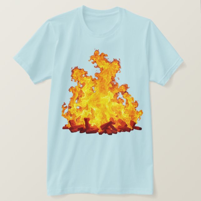 Blazing Fire Bella+Canvas Men's Jersey T-Shirt (Design Front)