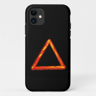 Blazing Fire Element Alchemy Symbol iPhone 11 Case