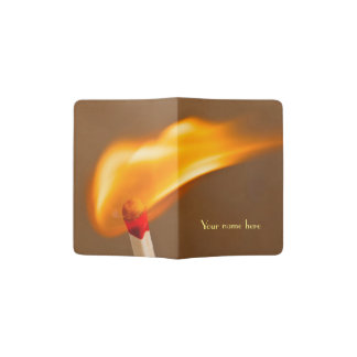Blazing Flame Passport Holder