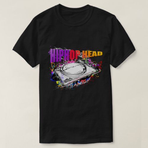 Blazing HipHop Head T_Shirt