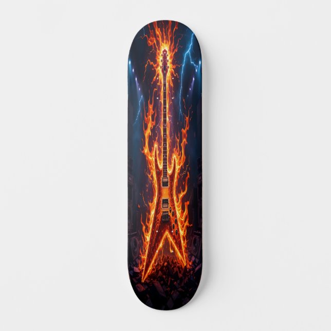 Blazing Riffs Edition 2 Skateboard (Front)