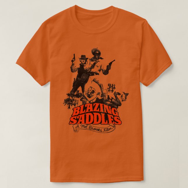 Blazing Saddles T-Shirt (Design Front)