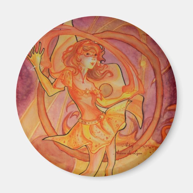 Blazing Solaris Magnet (Front)