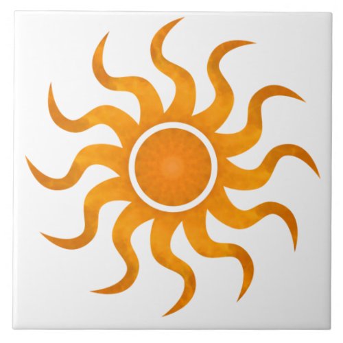 Blazing Sun Customizable Tile _ Large