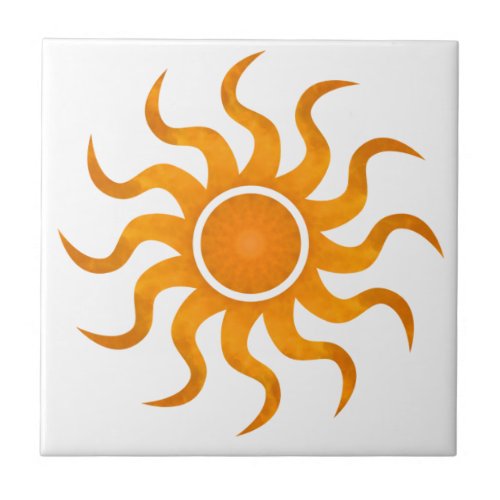 Blazing Sun Customizable Tile _ Small