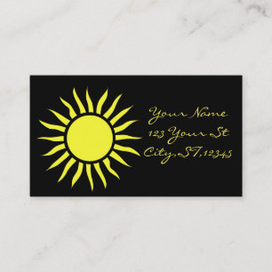 Blazing Sun Thunder_Cove Classic Business Card