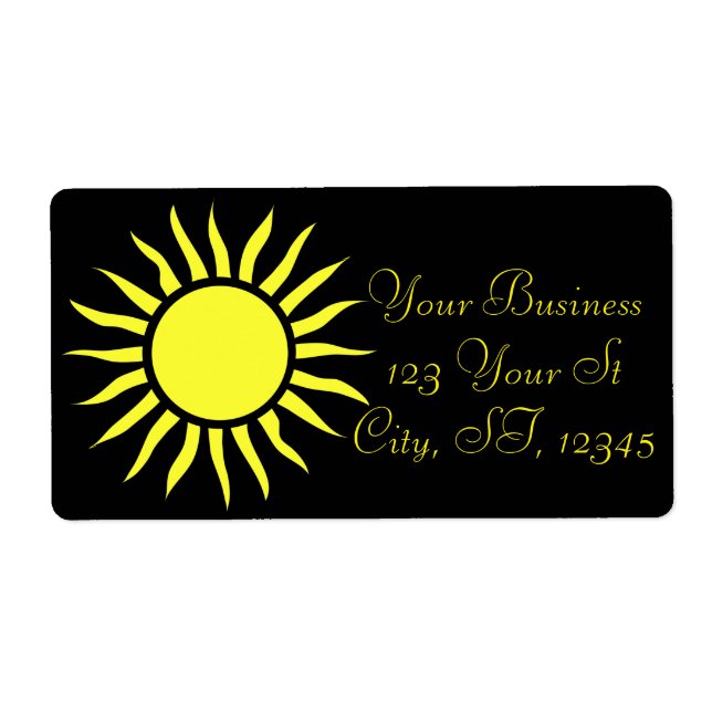 Blazing Sun Thunder_Cove Label (Front)