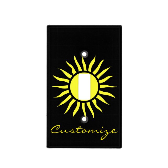 Blazing Sun Thunder_Cove Light Switch Cover (Front)