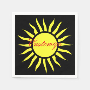 Blazing Sun Thunder_Cove Napkins