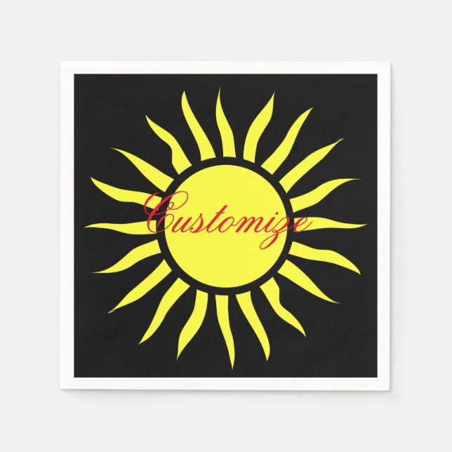 Blazing Sun Thunder_Cove Napkins (Front)
