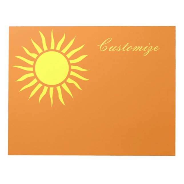 Blazing Sun Thunder_Cove Notepad (Front)