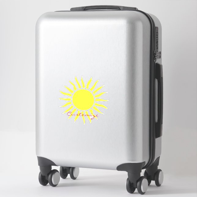 Blazing Sun Thunder_Cove Sticker (Suitcase)